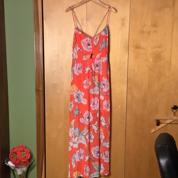 Candies coral floral dress, size XXL - Picture 1 of 5